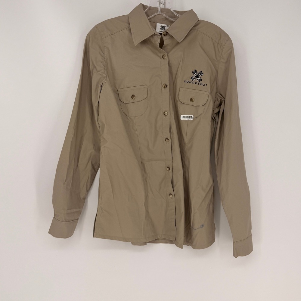 signature Londolozi Safari S Shirt Game Reserve Tan Utility Field Top Gorpcore